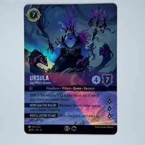 Úrsula, Reina Bruja del Mar (Arte Alternativo) Promo Lorcana Proxy/Orica