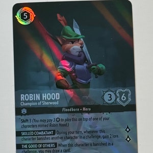 Robin Hood Champion of Sherwood Lorcana Proxy/Orica, Common/Holo