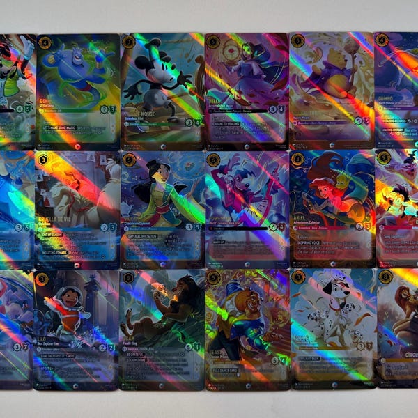 Enchanted Set Fabled (Alt Art) Lorcana Proxy/Orica, Holo