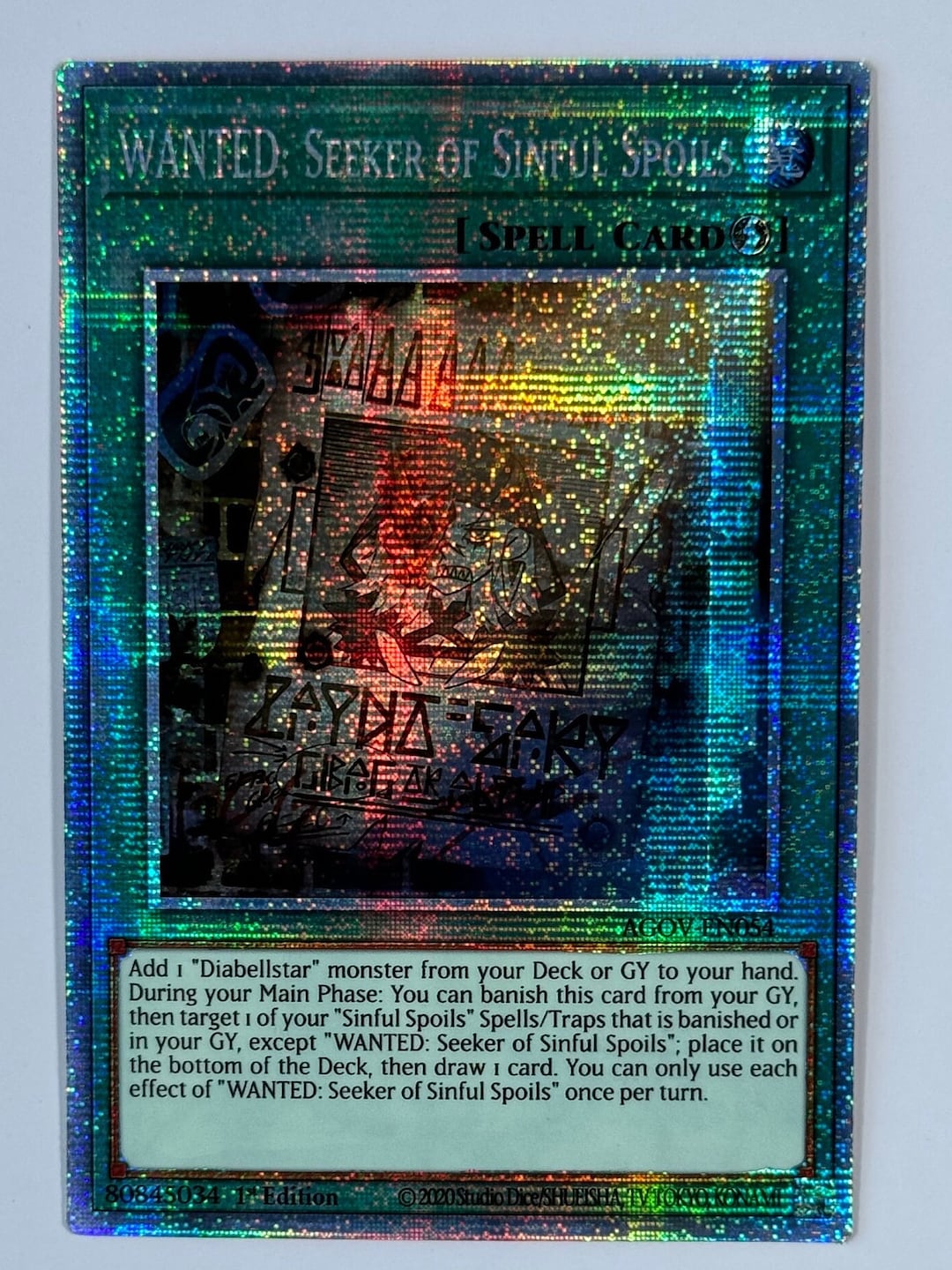 wanted yugioh cards WANTED: Seeker Of Sinful Spoils AGOV-EN054 – Aus Ygo Seeker of Sinful Spoils once per turn. Information wanted : r/YugiohCards