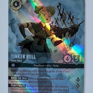 Tinker Bell Giant Fairy(Alt Art) Lorcana Proxy/Orica, Common/Holo