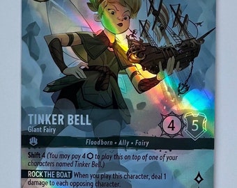 Tinker Bell Giant Fairy(Alt Art) Lorcana Proxy/Orica, Common/Holo