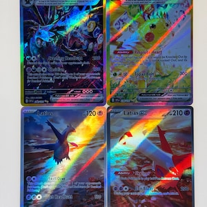 Pikachu EX,Hydreigon EX, Latias EX, Latios Surging Sparks Proxy/Orica, Unoffical