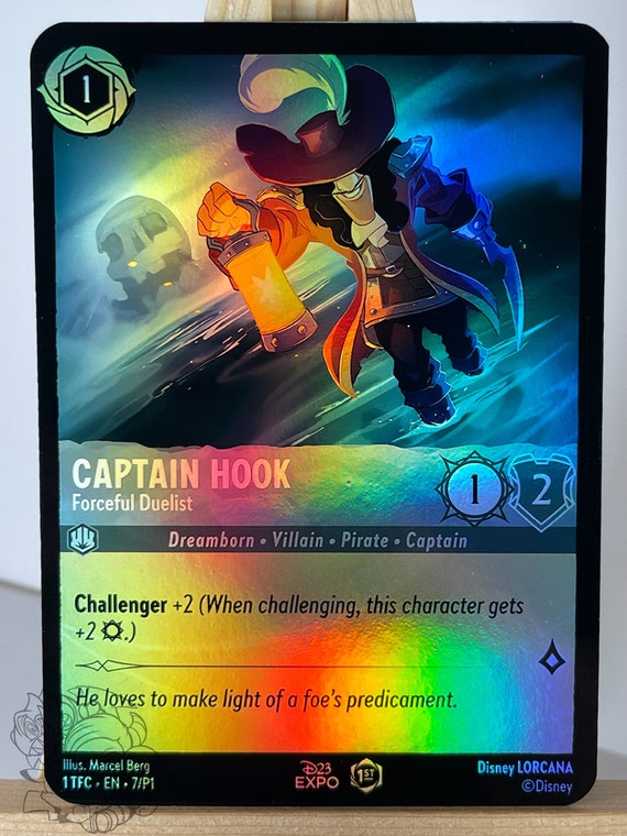 captain hook lorcana card Disney LORCANA: FIRST CHAPTER TCG Peter Pan 80-Card DECK  Super Nova Toys & Collectibles whenever this character banishes another character in a challenge Captain Hook, The Pirate King