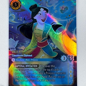 Mulan - Considerate Diplomat (Enchanted) Lorcana Proxy/Orica