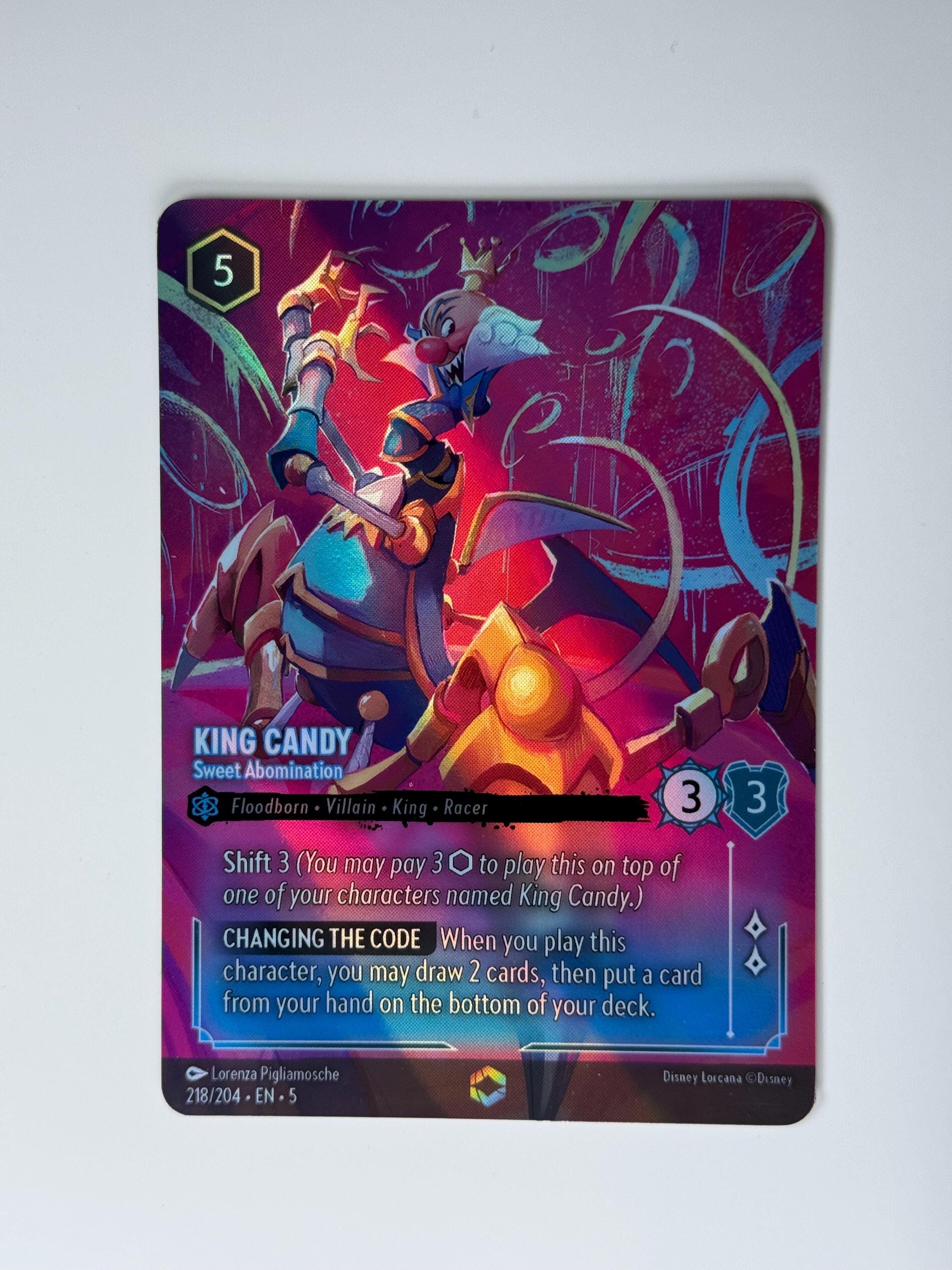 King Candy (alt Art) Lorcana Proxy/orica - Etsy