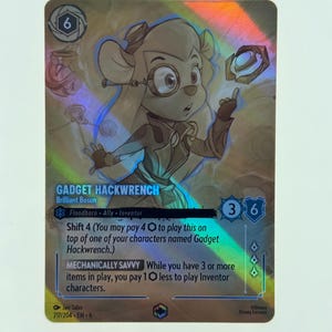 Gadget Hackwrench (Alt Art) Lorcana Proxy/Orica