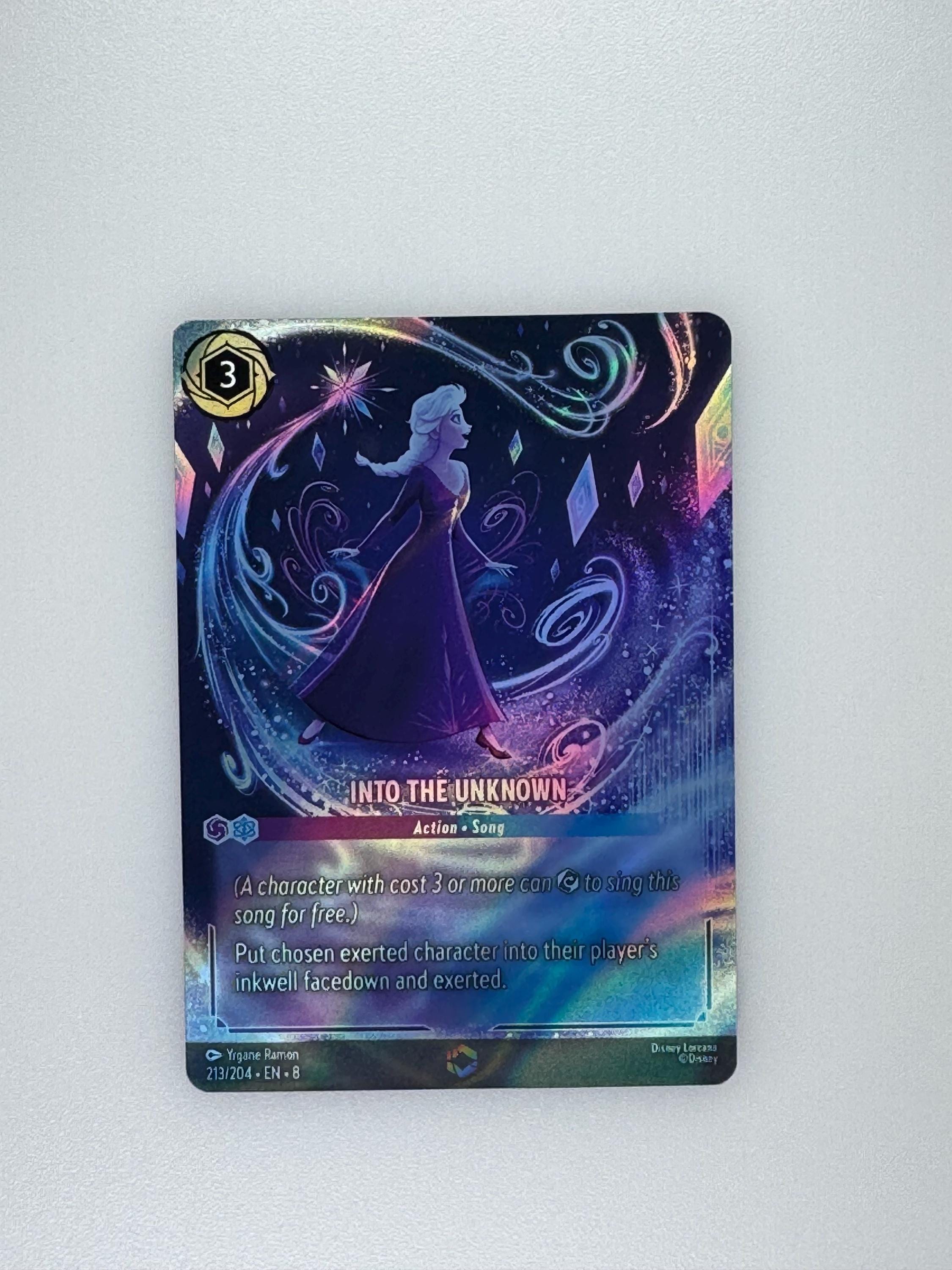 Into the Unknown ROJ (alt Art) Lorcana Proxy/orica - Etsy