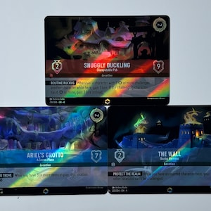 Lagenkarten UR (Alt Art) Lorcana Proxy/Orica, Holo