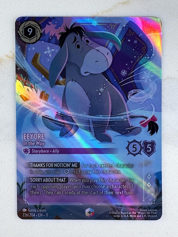 eeyore lorcana card Eeyore