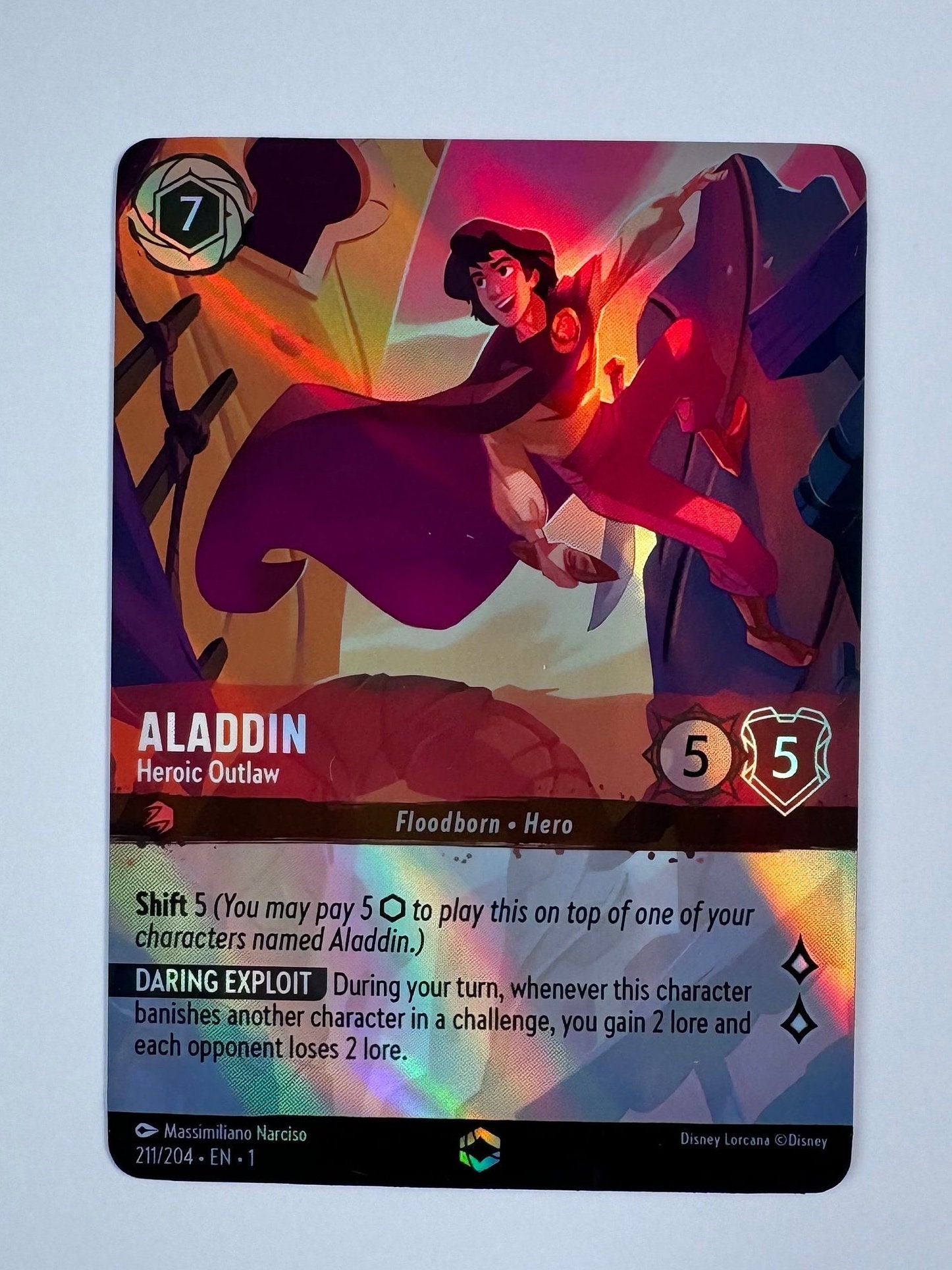 aladdin lorcana card Disney Lorcana - Whispers in the Well main image 1