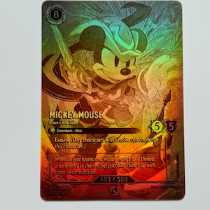 Mickey Mouse Brave Little Tailor Championship GOUD Lorcana Proxy/Orica,