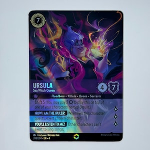 Ursula Sea Witch Queen (Alt Art) Lorcana Proxy/Orica