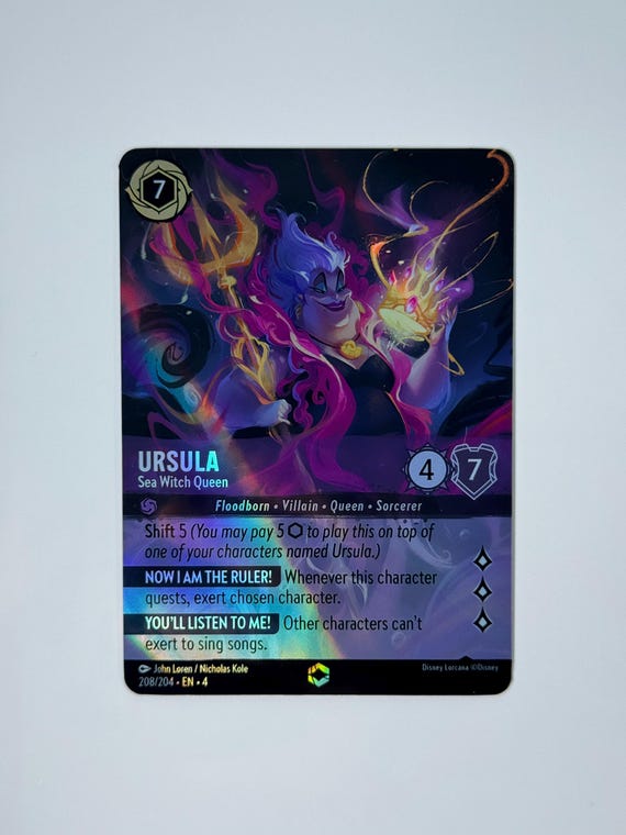 lorcana ursula cards Ursula - Deceiver Lorcana Card