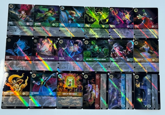 Enchanted Set UR (alt Art) Lorcana Proxy/orica, Holo - Etsy