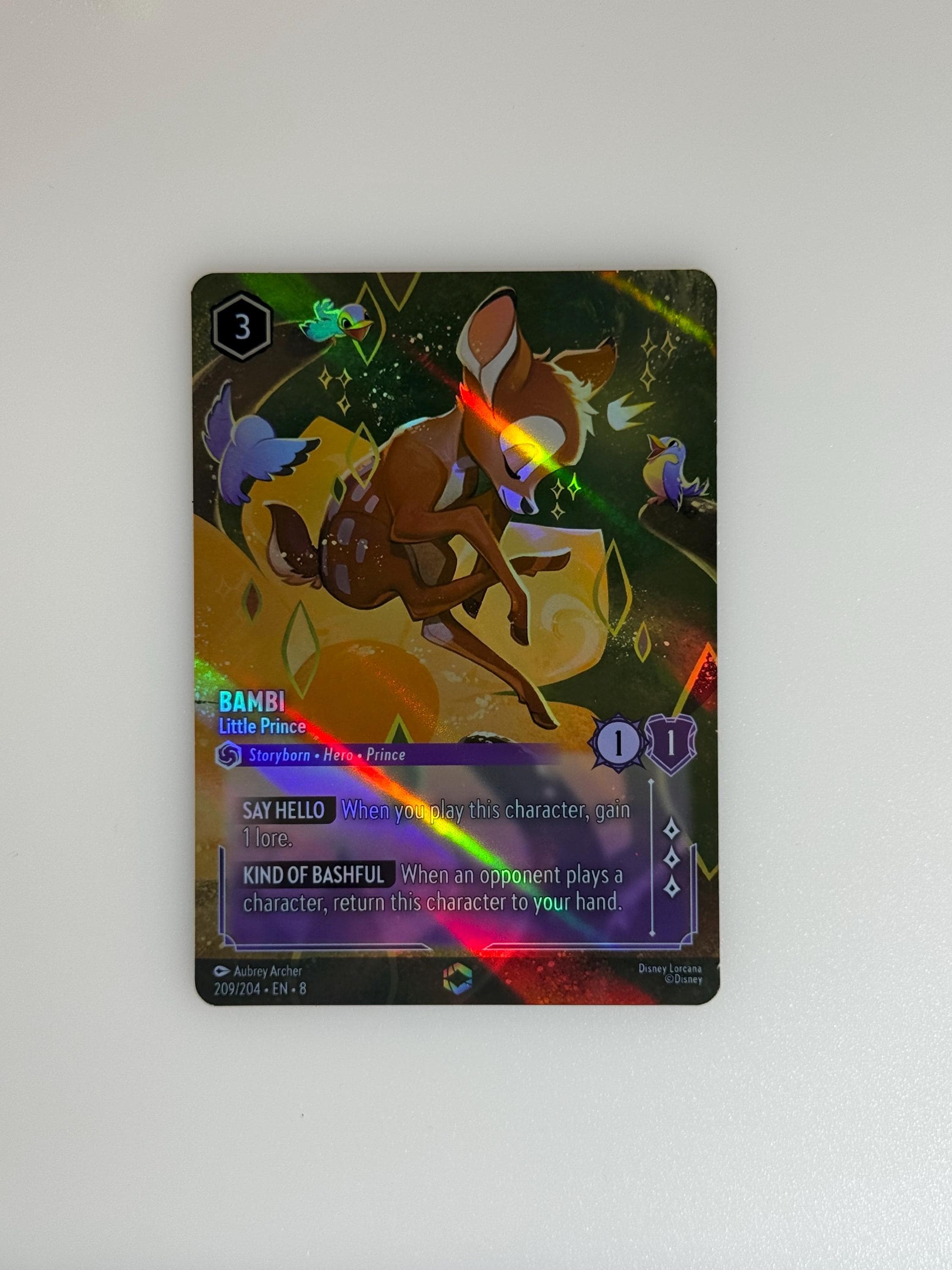 ポケモンカードゲーム Bambi Bambi Little Prince ROJ (alt Art) Lorcana Proxy/orica - Etsy