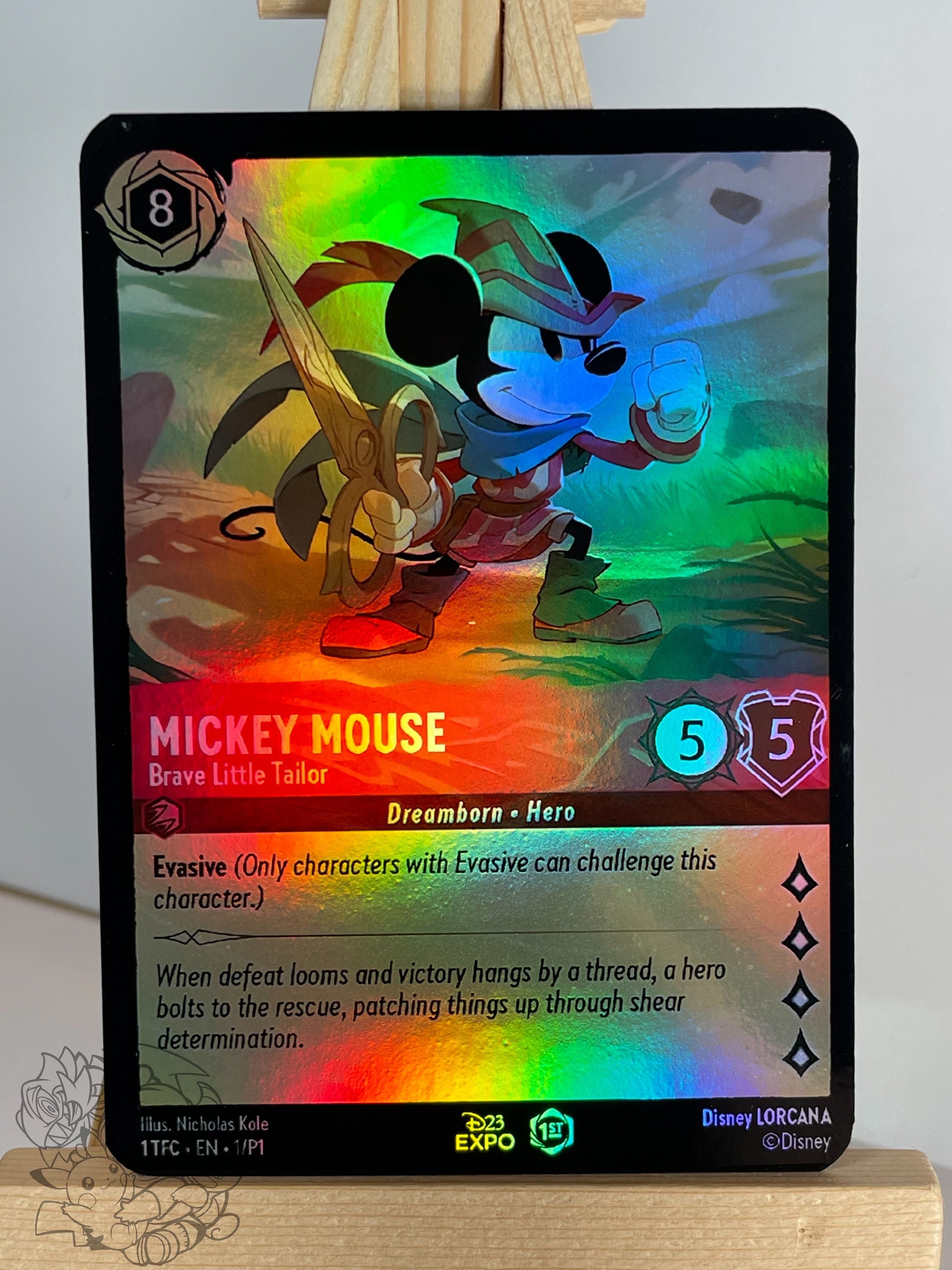 Mickey Mouse Brave Little Tailor Lorcana Proxy/Orica, Common/Holo Mickey Mouse Brave Little Tailor Lorcana Proxy/Orica, Common/Holo