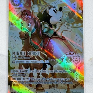 Gold mickey mouse lorcana card - Etsy 日本