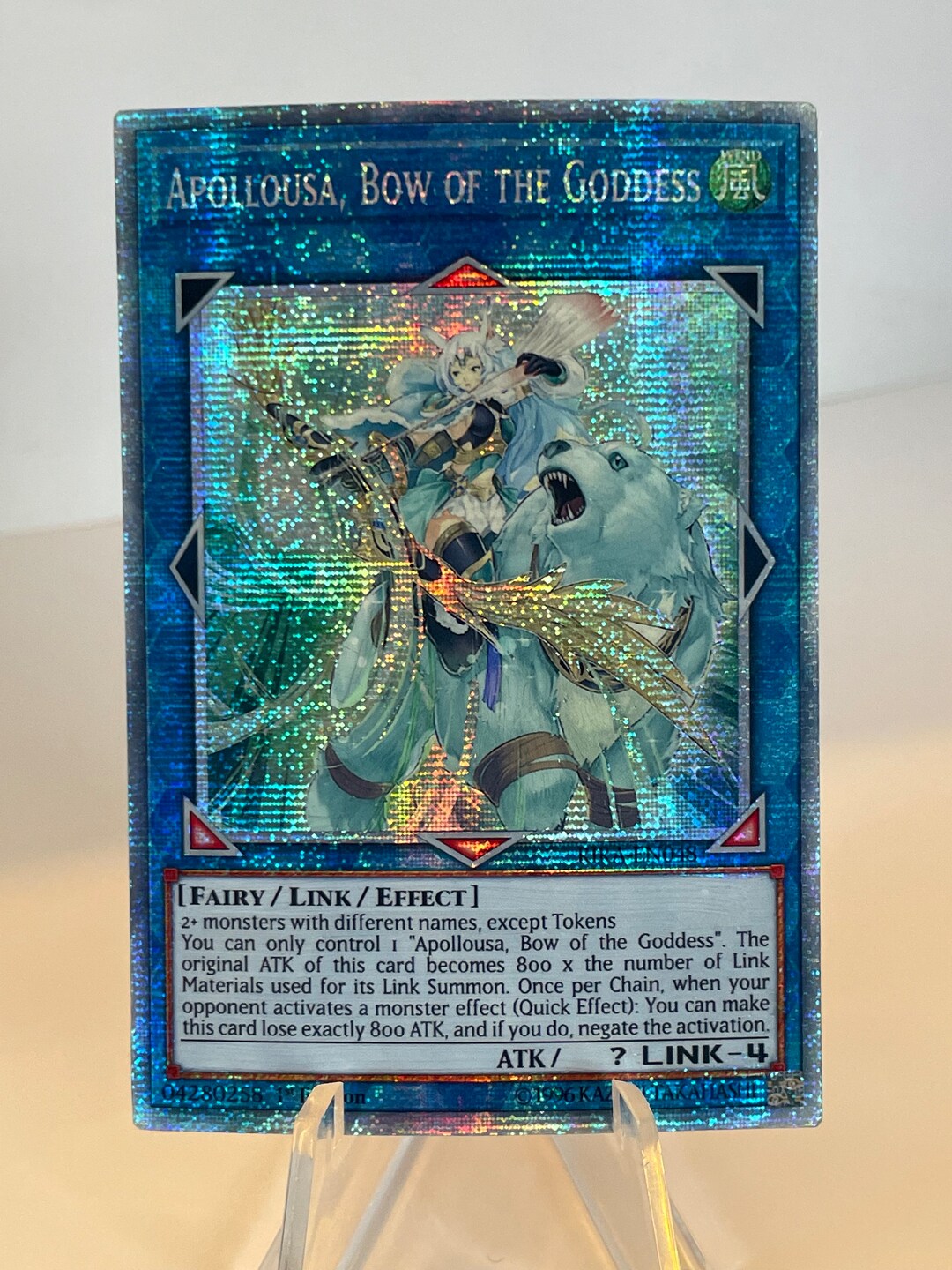 Apollousa Bow Of The Goddess Prismatic Ultimate Rare Yu-Gi-Oh! Apollousa, Bow Of The Goddess - 1st Edition Prismatic Ultimate Rare RA02-EN040 Konami Trading Card Game Rare Apollousa Bow Of The Goddess Prismatic Ultimate Rare Yu-Gi-Oh! Apollousa, Bow Of The Goddess - 1st Edition Prismatic Ultimate Rare RA02-EN040 Konami Trading Card Game Rare