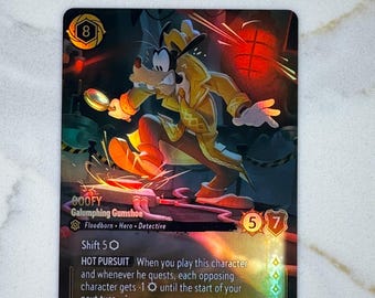 Set 4 Enchanted –goofy Super Goof – Foil Finish – High Quality