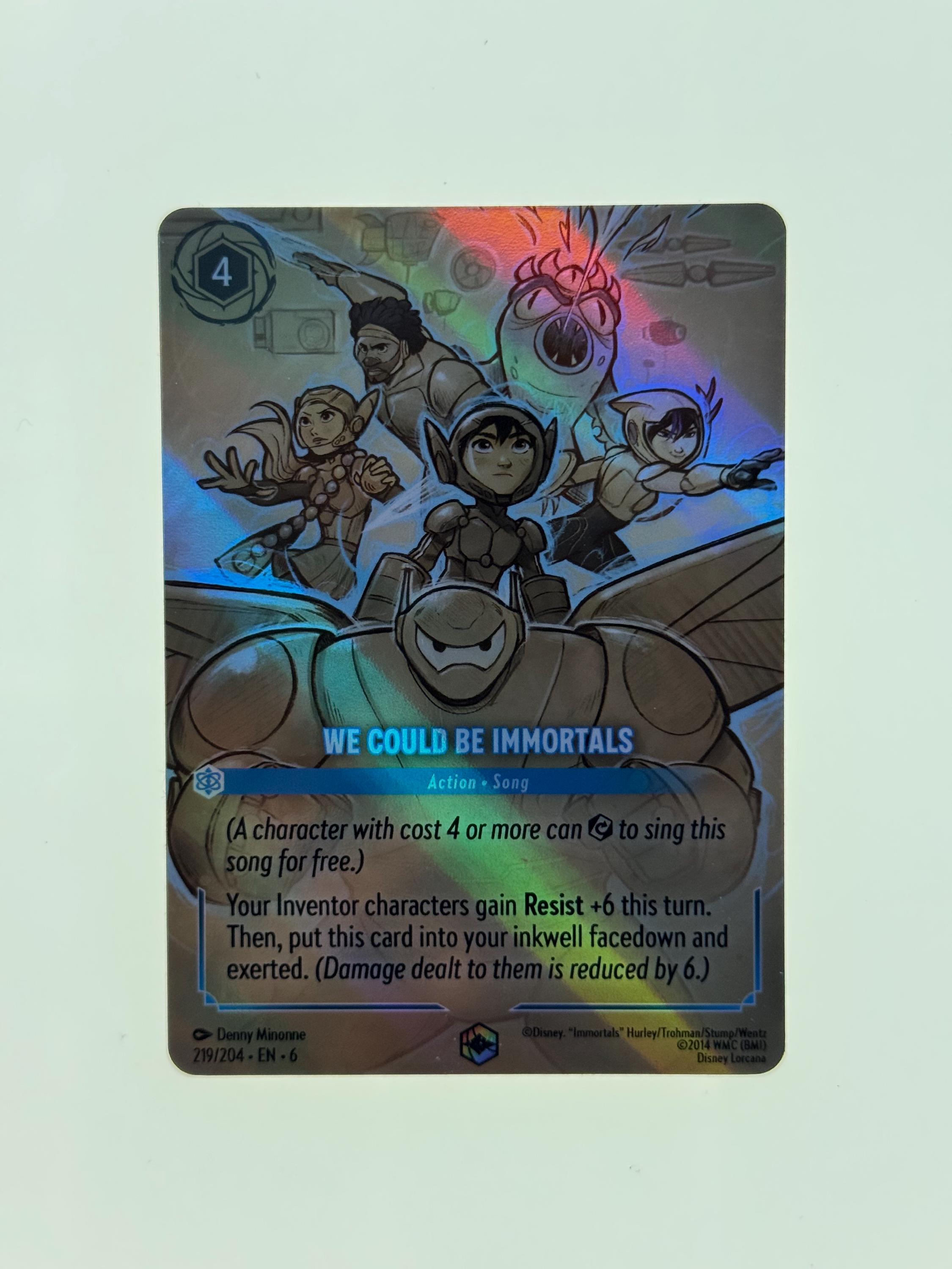 Disney Lorcana We can be immortals