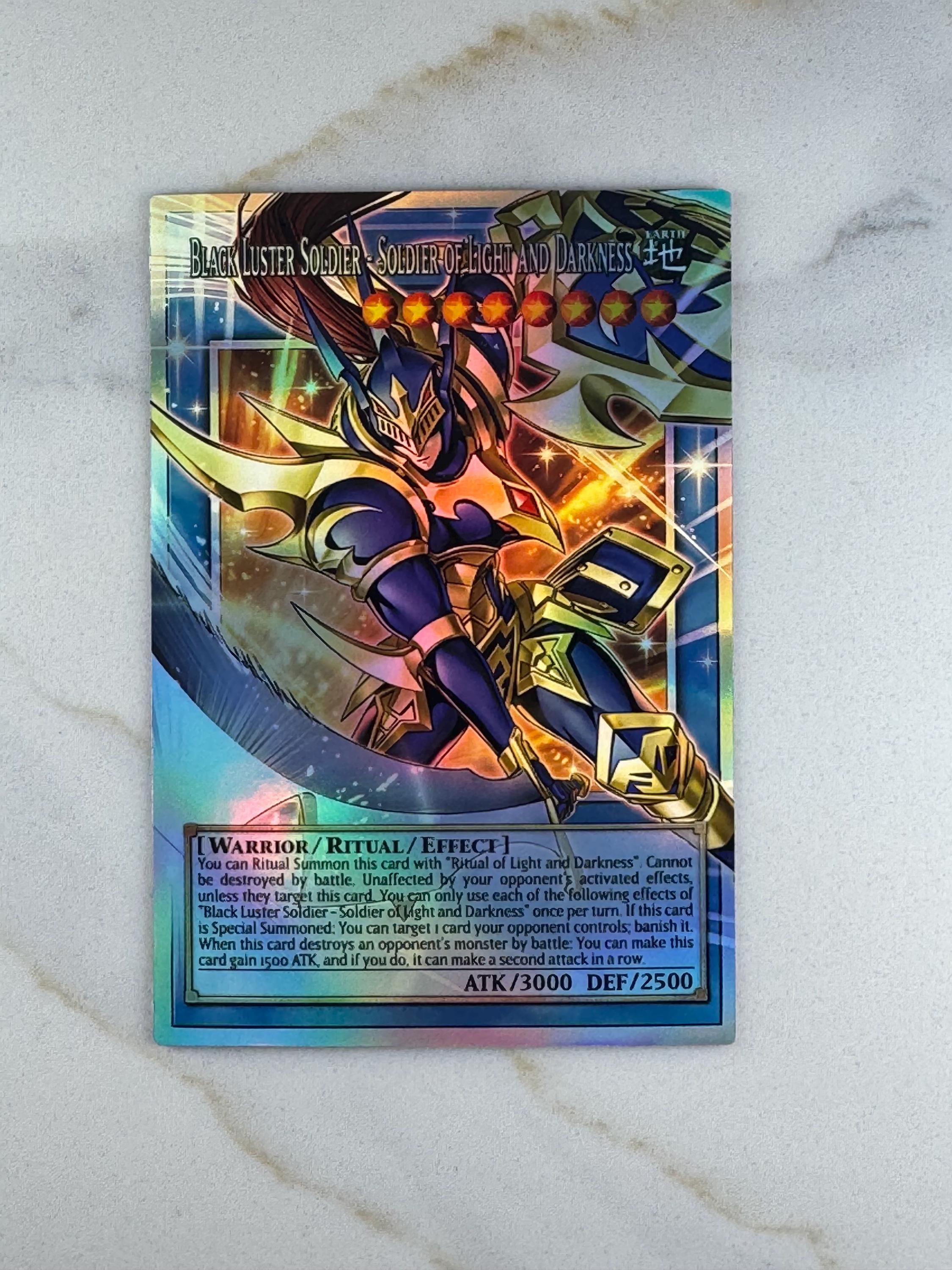 Black Luster Soldier Card - Etsy