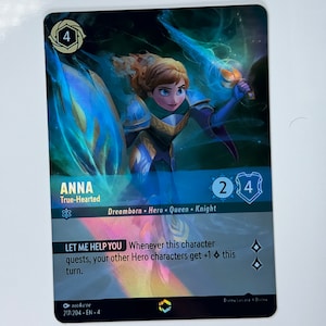 Anna True Hearted (Alt Art) Lorcana Proxy/Orica, Common/Holo