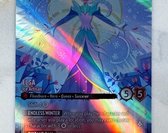 Elsa - Artesana del hielo WS (Encantada) Lorcana Proxy/Orica