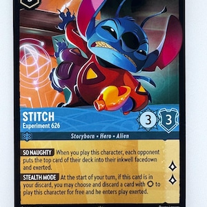 Stitch Experiment 626 ROJ Lorcana Proxy/Orica