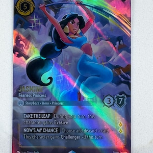 Jasmine - Fearless Princess (Enchanted) Lorcana Proxy/Orica