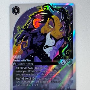 Scar – Erschaffen von der Ranke AOV (Verzaubert) Lorcana Proxy/Orica