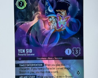 Yen Sid Poweful Sorcerer (alt Art) Lorcana Proxy/orica, Common