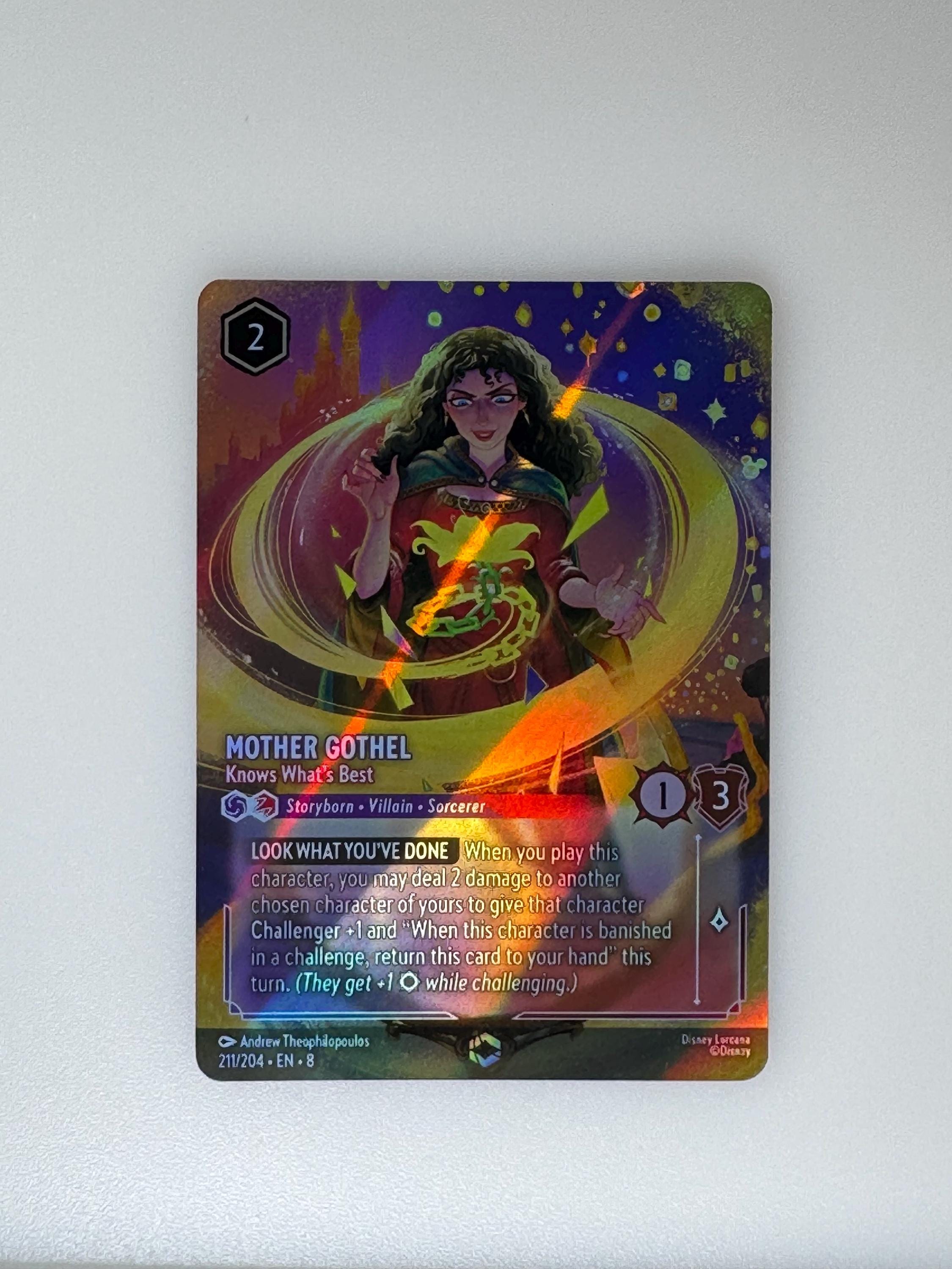 Mother Gothel Knows What's Best ROJ (alt Art) Lorcana Proxy/orica