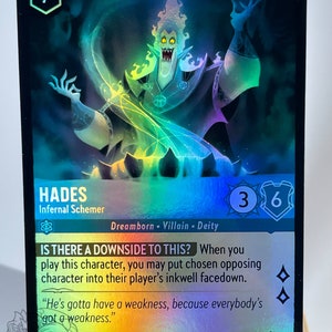 Hades Infernal Schemer Lorcana Proxy/Orica, Common/Holo
