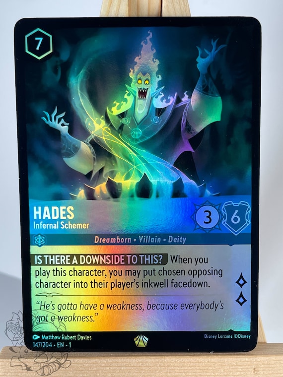 hades lorcana card 6/204}Hades