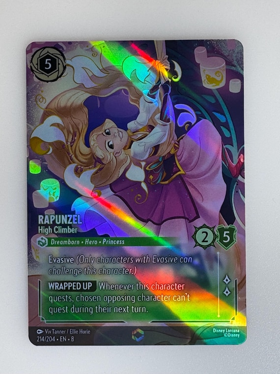 Rapunzel High Climber ROJ (alt Art) Lorcana Proxy/orica - Etsy