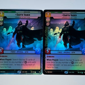 Darth Vader comandando a Primeira Legião SOR Proxy/Orica, Comum/Holo (Hiperespaço)