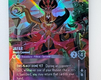 Jafar Newly Crowned (Alt Art) Lorcana Proxy/Orica ENG/FRE