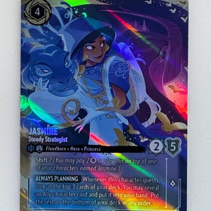 Jasmine Steady Strategist ROJ (Alt Art) Lorcana Proxy/Orica