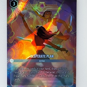 Desperate Plan ROJ (Alt Art) Lorcana Proxy/Orica