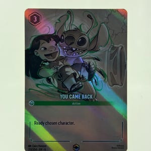 You Came Back (Alt Art) Lorcana Proxy/Orica