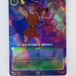 The Return Of Hercules (Alt Art) Lorcana Proxy/Orica NL/FRE