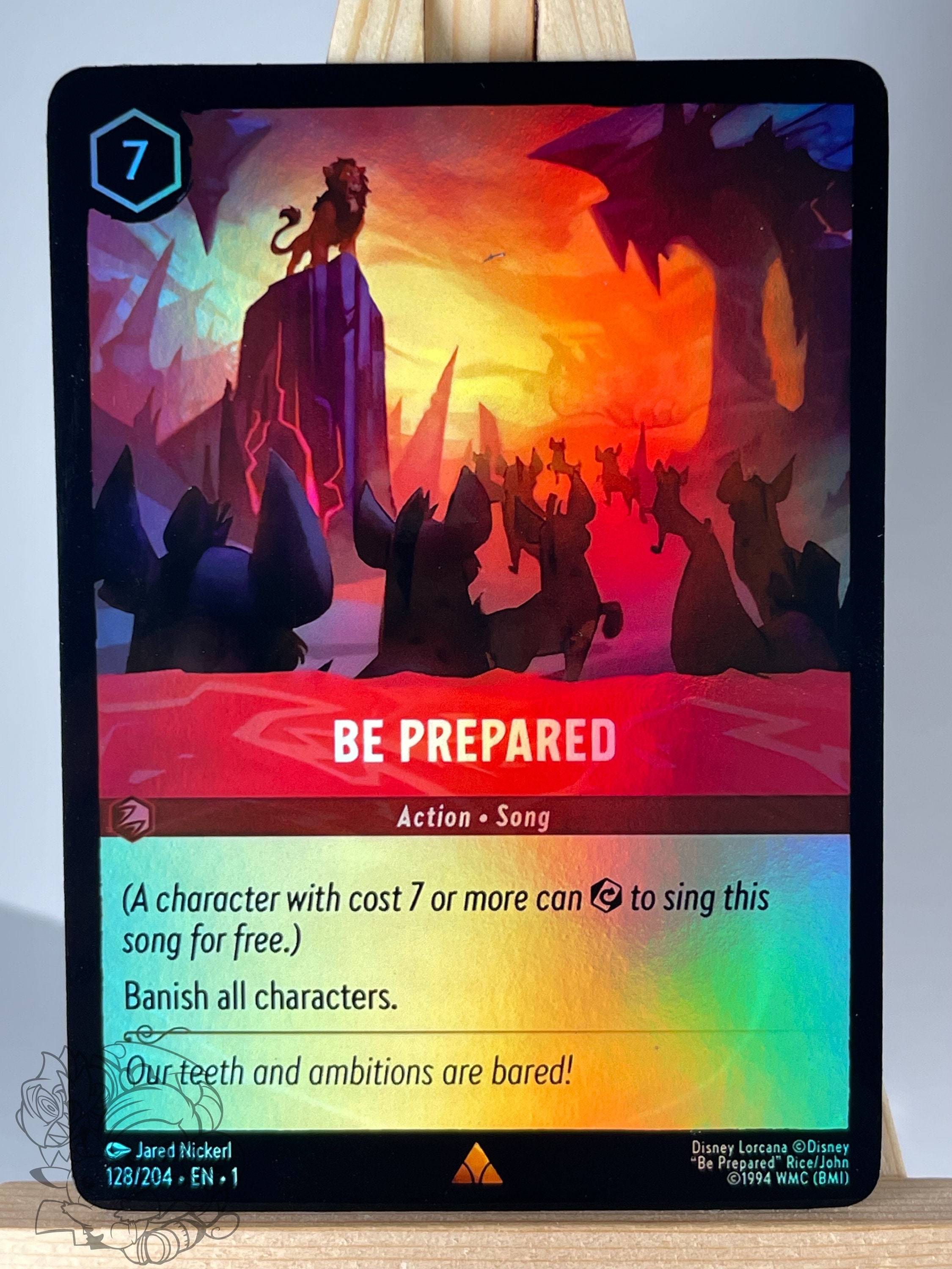 Be Prepared Lorcana Proxy/orica, Common/holo - Etsy UK