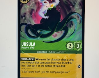 Ursula Deceiver of All Lorcana Proxy/Orica, Common/Holo