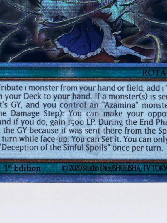 sinful spoils yugioh deck Amazon.com: Susurrus of The Sinful Spoils - INFO-EN060 - Super Rare