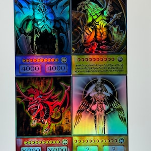 God cards Obelisk / Slifer / Ra / Holactie Anime Style  Proxy/Orica