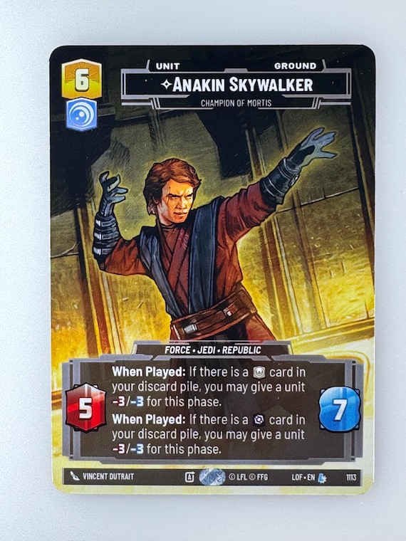 Anakin Skywalker Champion of Mortis LOF Proxy/orica (prestige)