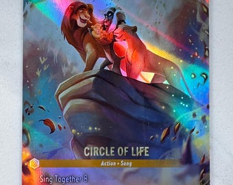 Lorcana Circle of Life 225/204 Fabled Enchanted Extended Artwork