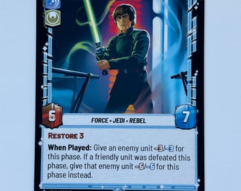 Luke Skywalker Jedi Knight SOR Proxy/Orica, Common/Holo (HyperSpace)