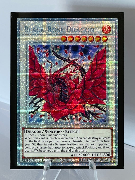yugioh cards black rose dragon Mlikemat Playmat TCG CCG OCG Trading Card Game Mat Mpose Pad + Free Bag : Toys & Games El Dorado UNL Edition Yugioh Card Black Rose Dragon